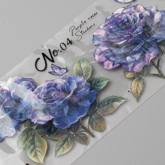 Декоративные ленты и наклейки с цветами для домашних животных, для искусства, diy crafts, журналы, планировщики, альбом для вырезок, упаковка