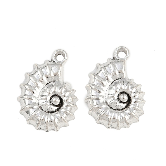 Сплавочные подвески тибетского стиля, в форме раковины