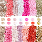 3500 шт 10 цвета бусины из полимерной глины ручной работы, Диск / плоские круглые, Heishi бусы, с 900шт. бусинами ccb