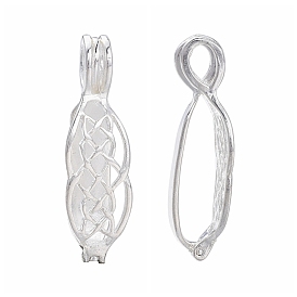 Laiton bélières donut, Donuthalter, fit pour pendentifs disque pi fabrication de bijoux