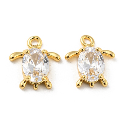 Латунь прелести, со стеклом, черепаха