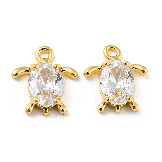 Латунь прелести, со стеклом, черепаха