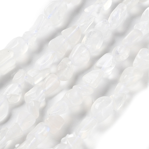 Бусины из натурального радужного лунного камня, самородки, упавший камень, класс А