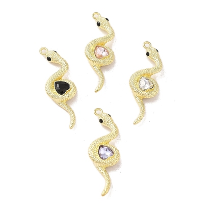 Стойки подвески обшивки сплава, со стразами, без кадмия, без никеля и без свинца, змея