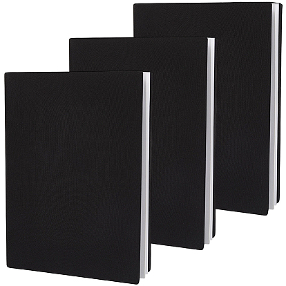 3pcs couvertures de livres en tissu élastique, enveloppes élastiques pour cahiers, rectangle