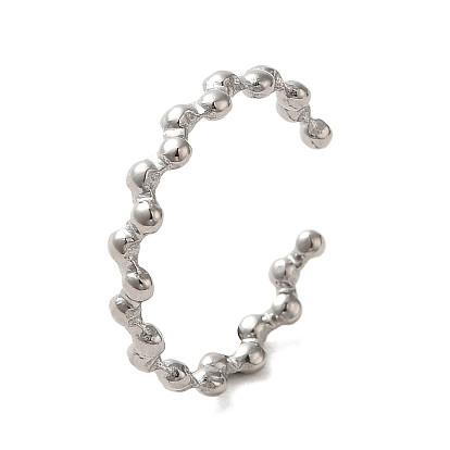 304 brazalete abierto de acero inoxidable