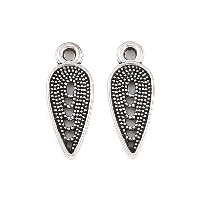 Подвески в форме капли из сплава в тибетском стиле с полой структурой