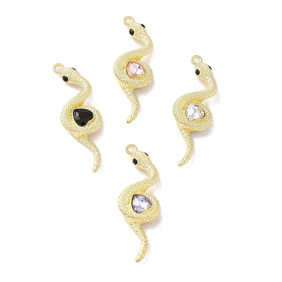 Стойки подвески обшивки сплава, со стразами, без кадмия, без никеля и без свинца, змея