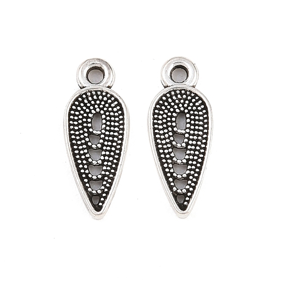 Подвески в форме капли из сплава в тибетском стиле с полой структурой