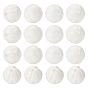 100Pcs Natural Shell Beads Strands, Engraved, Round