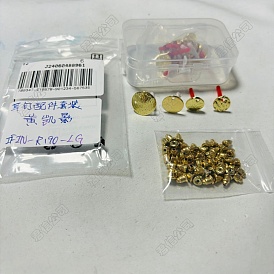 4piezas de aretes de hierro con 4piezas de aretes de aleación con 2piezas de aretes de hierro con 2piezas de aretes de aleación con 50piezas de tuercas de hierro