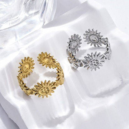 Солнце 304 компоненты открытого кольца манжеты из нержавеющей стали, установка кольца со стразами, ионное покрытие (ip)