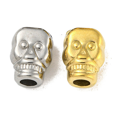 304 Stainless Steel Beads, Skull