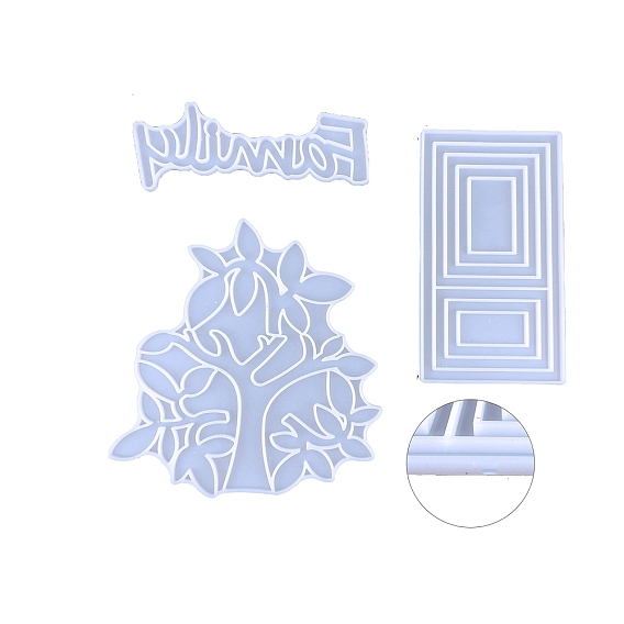 Силиконовые формы для фоторамок пищевого класса своими руками, формы для литья смолы