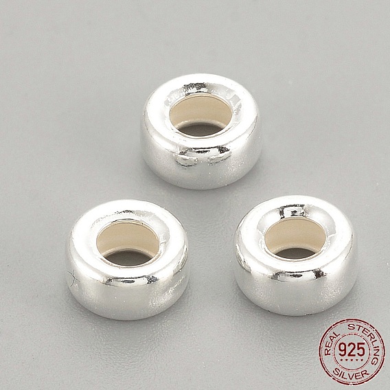 925 Sterling Silber Perlen Abstandhalter, Ring