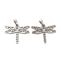Pendentifs en acier inoxydable, breloque libellule