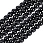 DIY Armbänder machen Kits, einschließlich Strängen aus natürlichen schwarzen Onyx-Rundperlen und elastischem Kristall-Stretchfaden