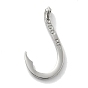304 подвески из нержавеющей стали, рыболовный крючок очарование