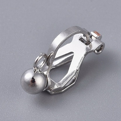 Латунные клипсы. с петлей