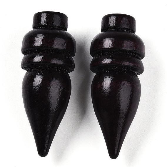 Из натурального дерева большие кулоны, окрашенные, половине просверлил