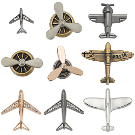 9 шт. 9 стили литые задние булавки для рюкзака и одежды, разнообразные