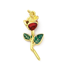 Латунь эмаль подвески, с целью перехода в кольце, стойки покрытие, прочное покрытие, без кадмия и без свинца, выросли прелести