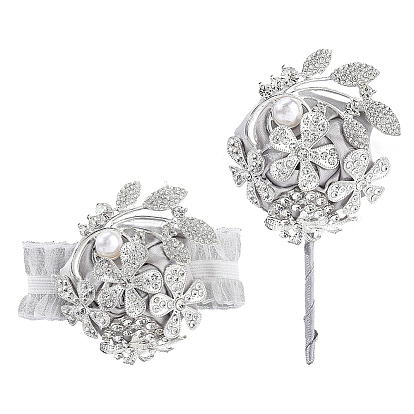 Бутоньерка из искусственного цветка из шелковой ткани, для мужчины или жениха, женихи, свадьба, партийные украшения