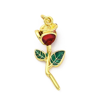 Латунь эмаль подвески, с целью перехода в кольце, стойки покрытие, прочное покрытие, без кадмия и без свинца, выросли прелести