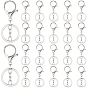 24шт. застежки для брелков из сплава