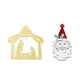 Christmas Theme Acrylic Pendants