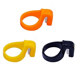 3Pcs 3 Color Plastic Sewing Thread Cutter Rings, Safe Ring Knife