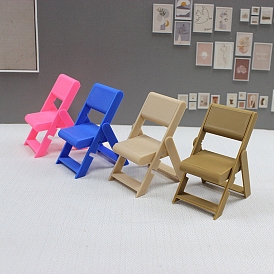 Plastic Chair Miniature Ornaments, Micro Landscape Garden Home Dollhouse Accessories