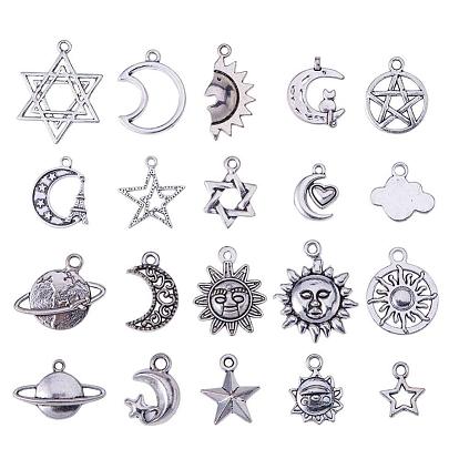 Tibetan Style Alloy Pendants, Universe Series