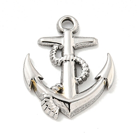 304 Stainless Steel Pendants, Anchor Charm