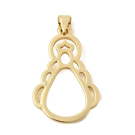 Латунные подвески, прелести девы марии, реальный 18 k позолоченный, долговечный, стойки покрытие, без свинца и без кадмия