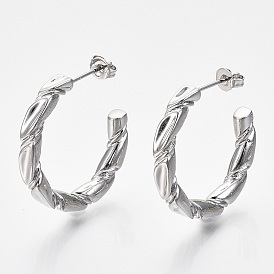 Латунь серьги, серьги-кольца, с уха орехов, без никеля , кольцо