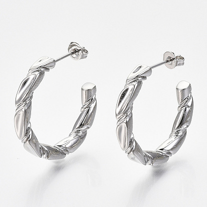 Латунь серьги, серьги-кольца, с уха орехов, без никеля , кольцо