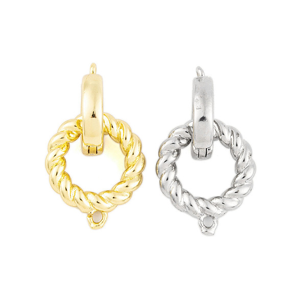 Латунная обшивка стойки с застежками, без кадмия и без свинца, долговечный, кольцо