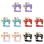 10 pcs 5 breloques en alliage de couleurs, or, machine à coudre charmes