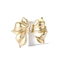Брошь из сплава для рюкзака, с имитацией жемчужина бисера, бантом