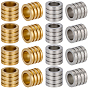 20Pcs 2 Styles 304 Stainless Steel Beads, Column