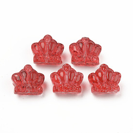 Transparent Glass Beads, Crown
