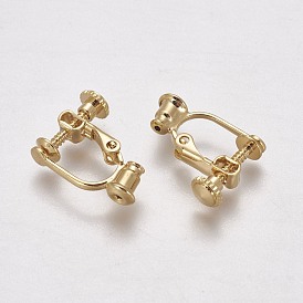 Латунные серьги с клипсами