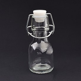 (vente de clôture défectueuse : oxydée), bouteille scellée en verre, avec butées de balançoire, pour la cuisine à domicile, projets d'arts et d'artisanat