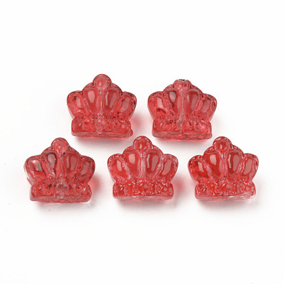 Transparent Glass Beads, Crown
