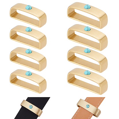 4шт. 2 стиль латунь с синтетическими бирюзовыми держателями петель, пряжка поясного ремня, прямоугольные