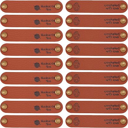 30 наборы 2 стильные этикетки из искусственной кожи, бирка с тиснением ручной работы, с отверстиями и железной заклепкой, для джинсов своими руками, , обуви, аксессуары для шляп, прямоугольник с закругленными углами со словом