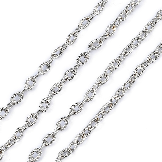 Железо кабельные сети, , несварные, с катушкой, овальные, без свинца, цвет никеля