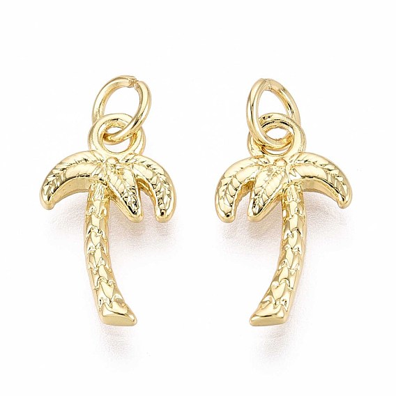 Латунные подвески, кокосовая пальма, с целью перехода в кольце