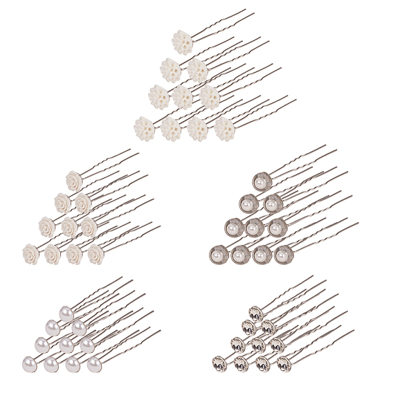 DIY Making Sets, with Iron Hair Fork Findings and Cabochons